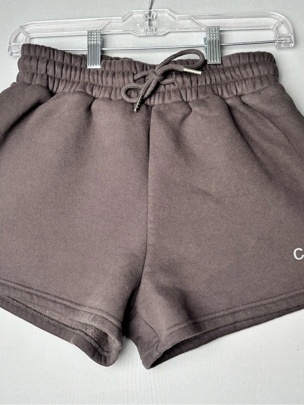 Comfrt Tranquil Collection  Brown Fleece Lounge Shorts Women’s Medium Cozy
